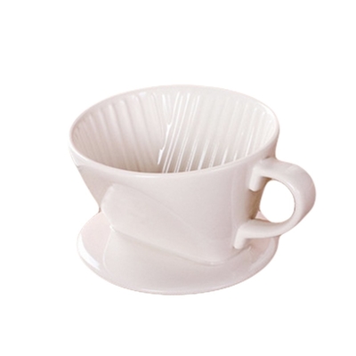 Porcelain Ceramic Pour Over Coffee Filter OEM
