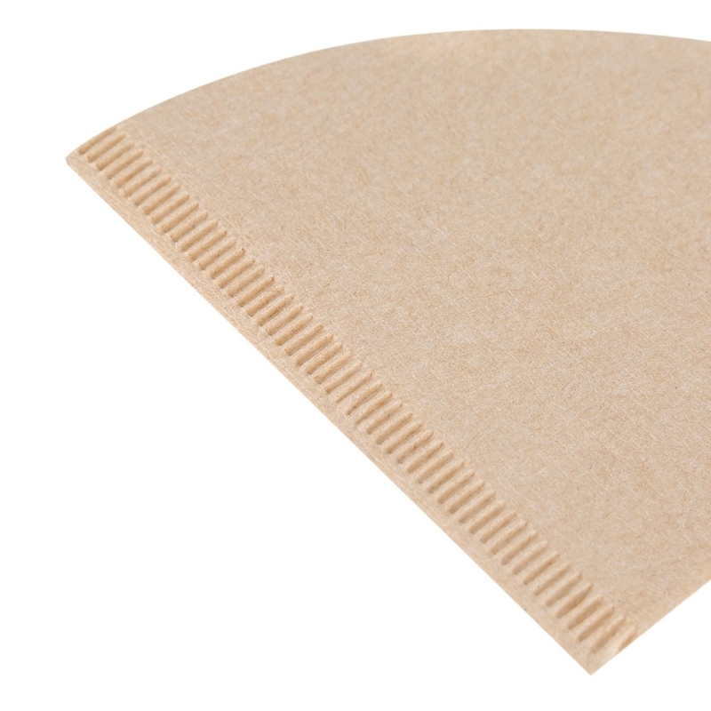 V60 Coffee Paper Filter Unbleached Disposable Portable V Shape Wood