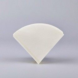 Τα φυσικά μίας χρήσης V60 φίλτρων καφέ εγγράφου φίλτρα καφέ κώνων για χύνουν πέρα από Dripper